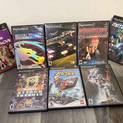 PlayStation 2 (VIDEO GAMES) (8 GAMES)