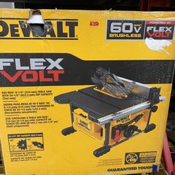 Dewalt 60V FlexVolt 8-1/4” Table Saw w/ 24-1/2” Rip Capacity (TOOL ONLY)
