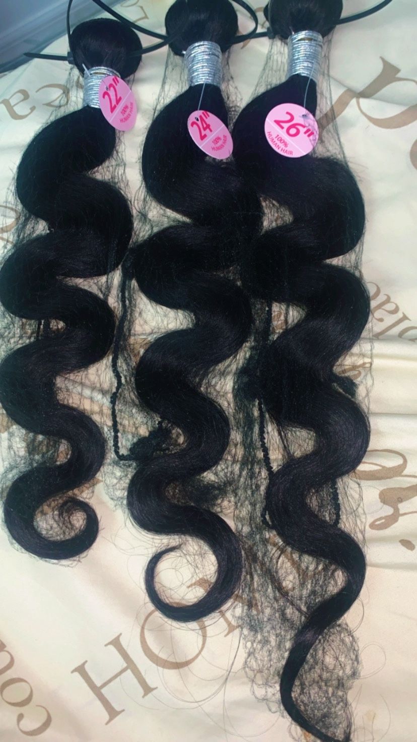 Body Wave Bundles 22” 24” 26”
