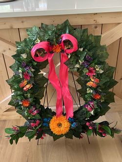 Grapevine wreath/SunFlower wreath/Front Door Decor/XL 32x28