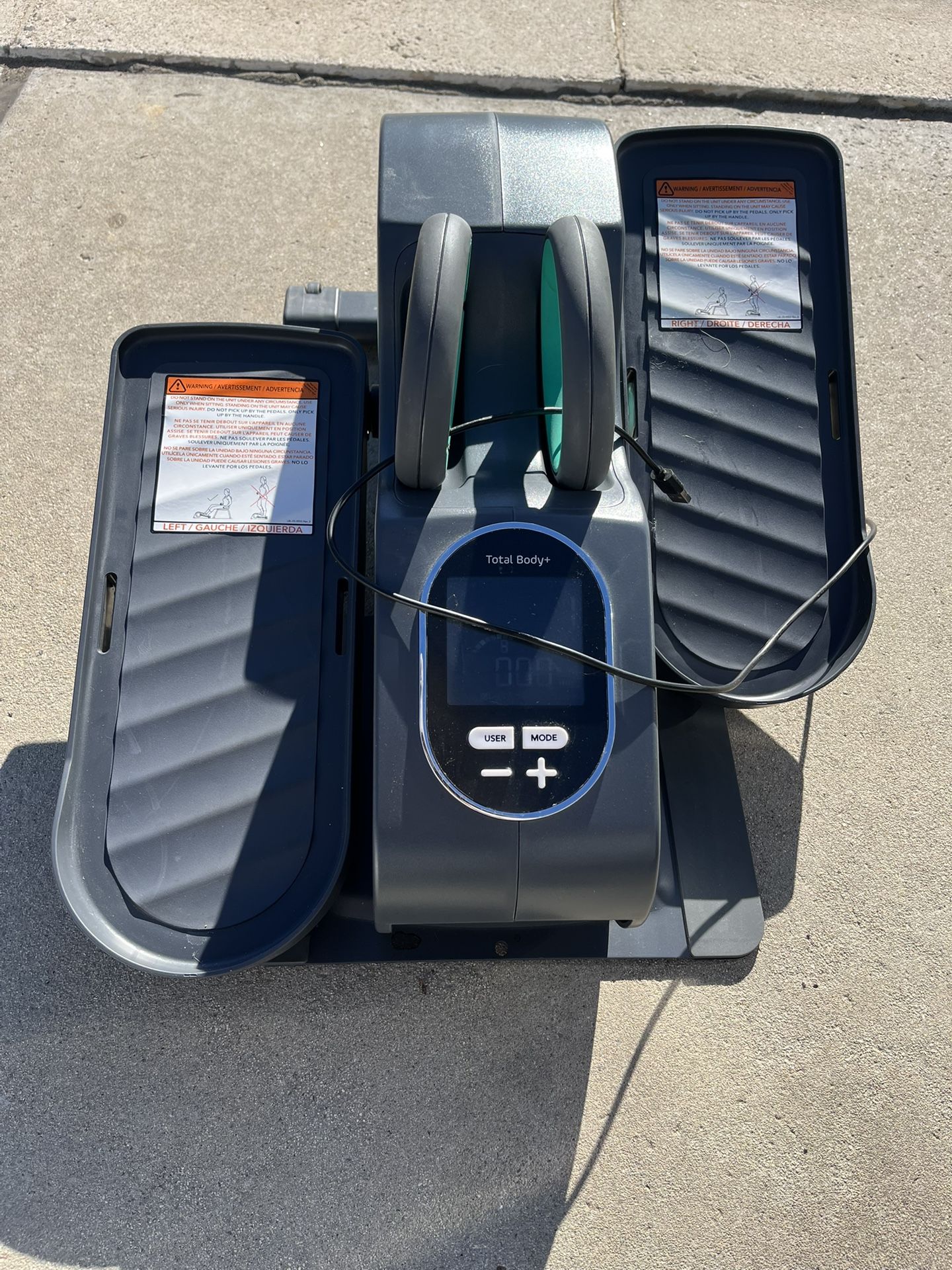 Cubii Total Body - Under Desk Seated Elliptical Pedal Exerciser with Built in Upper Body