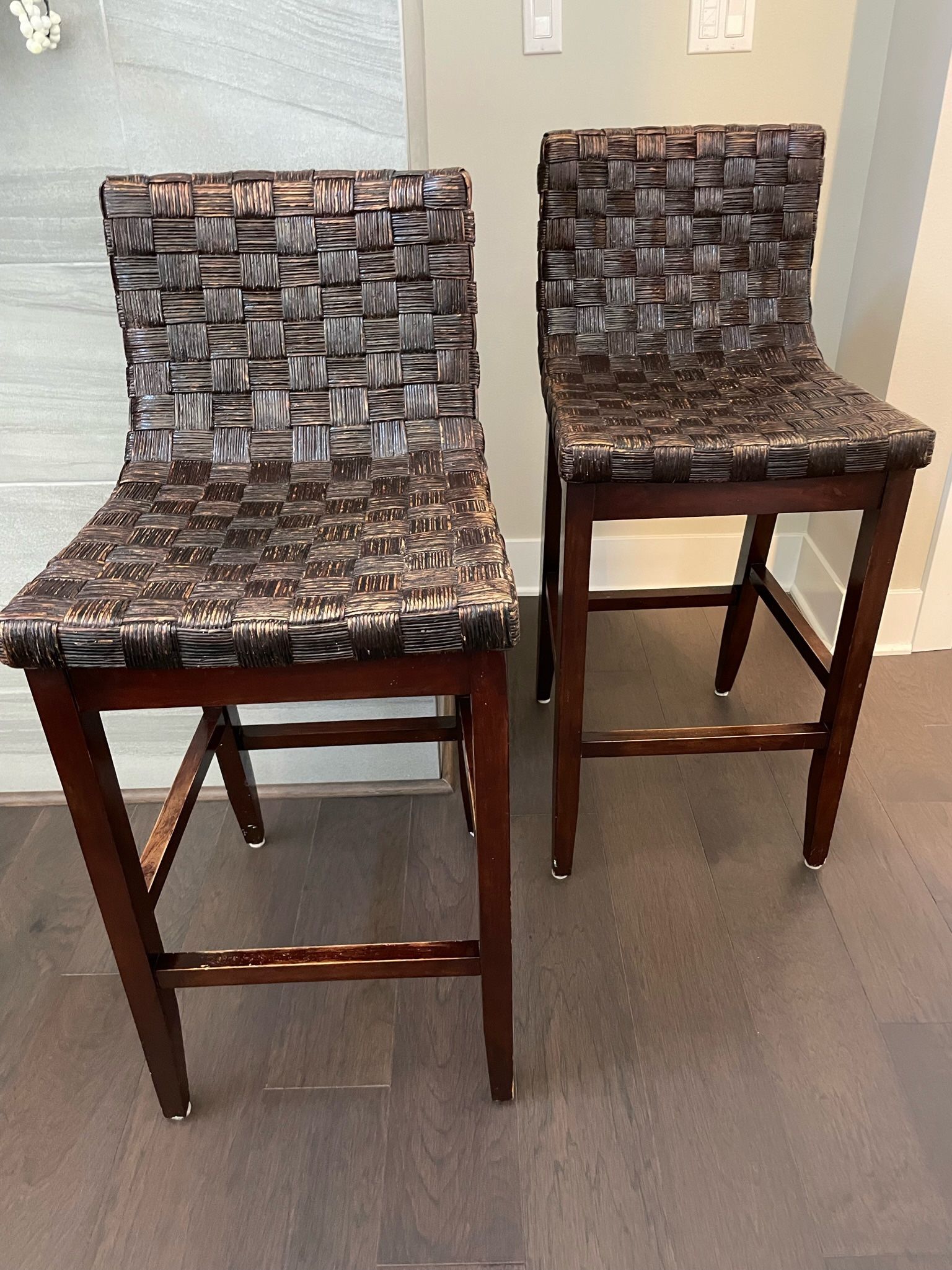 Pair of Bar Stool - Ratan from Pier1 Import