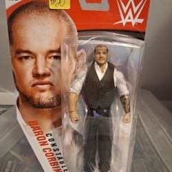 WWE SERIES 102 CONSTABLE BARON CORBIN COLLECTIBLE ACTION FIGURE 