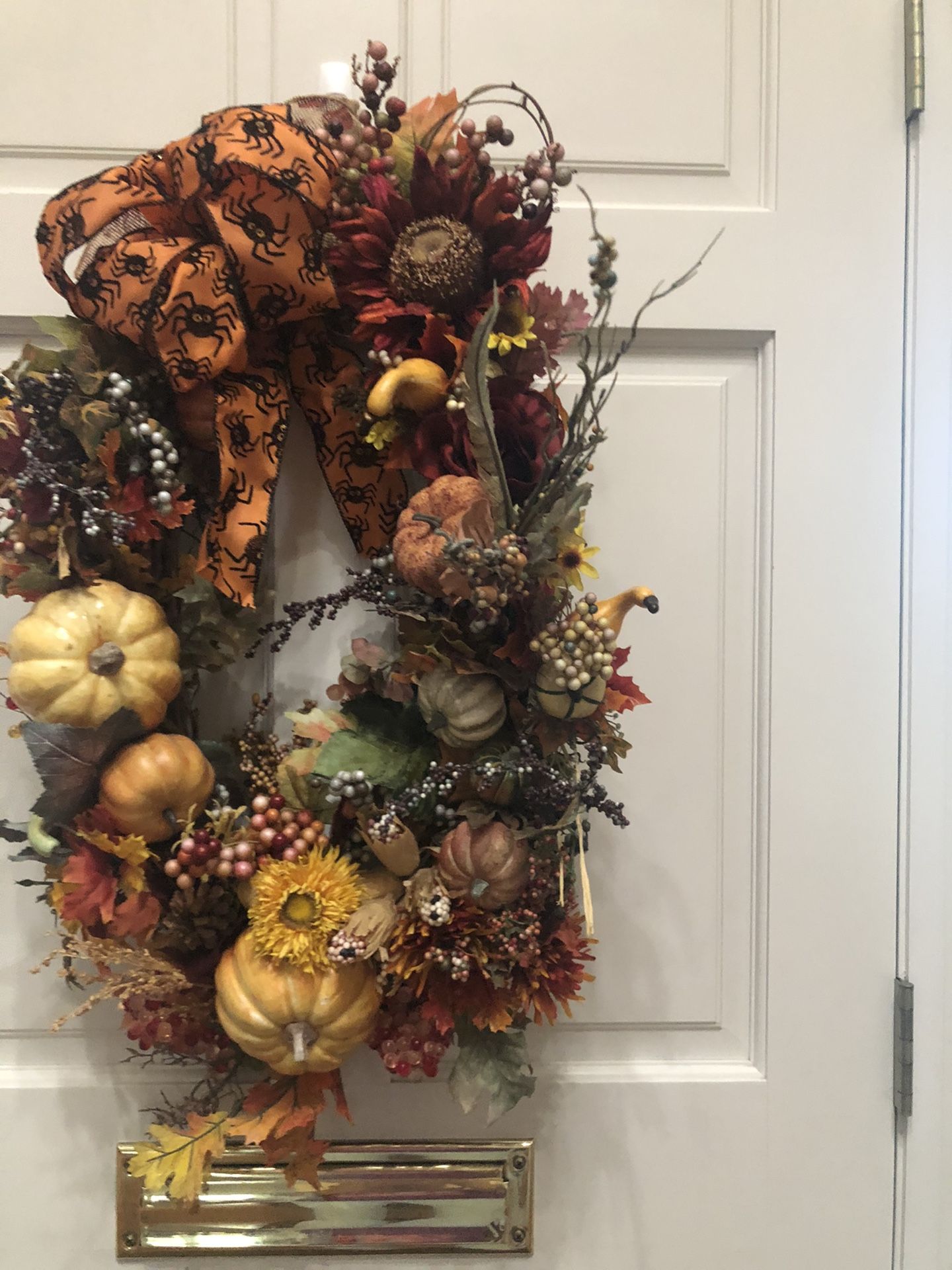 Fall / Thanksgiving/ Halloween Door Wreath