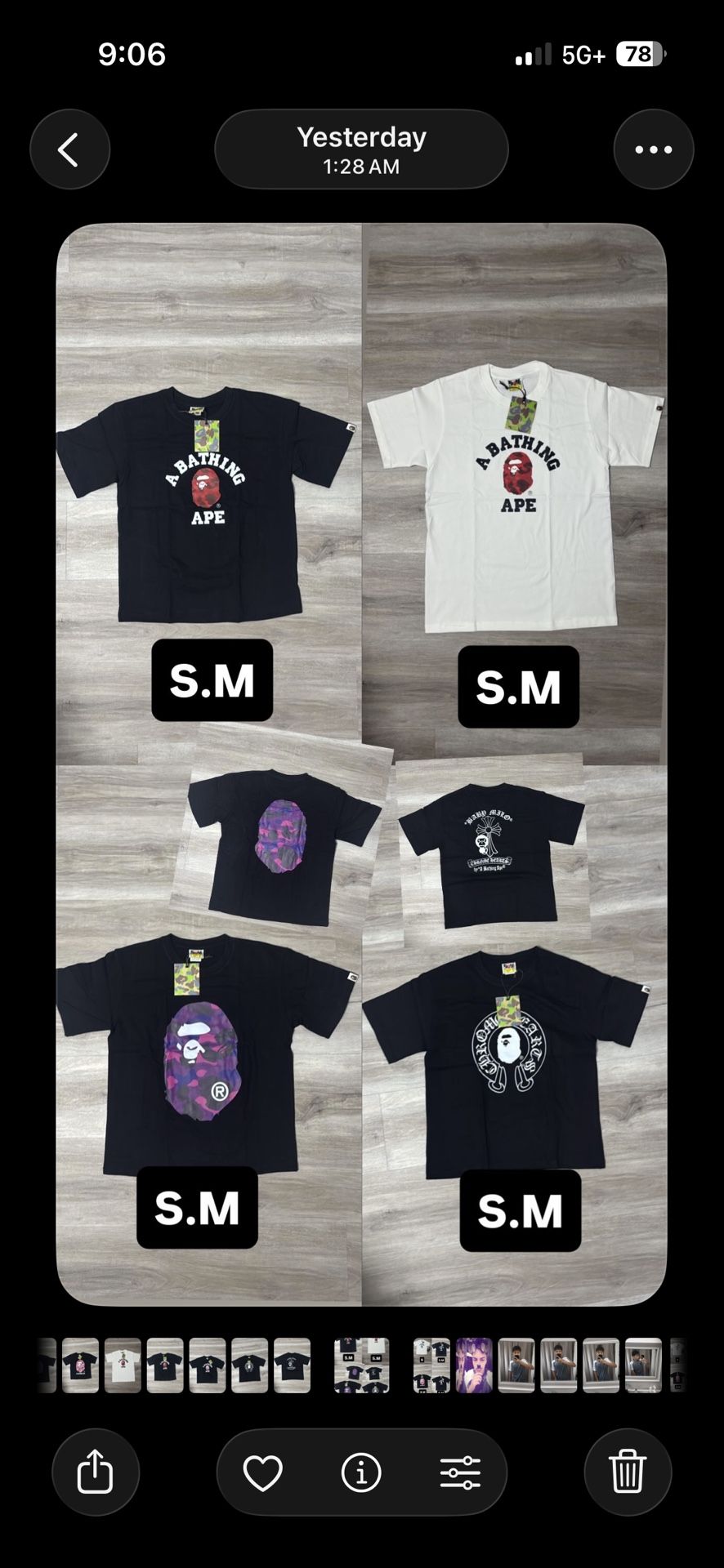 Bape Tees
