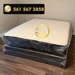 NEW Mattress Queen Size Regular With Box Spring // Offer  🚚
