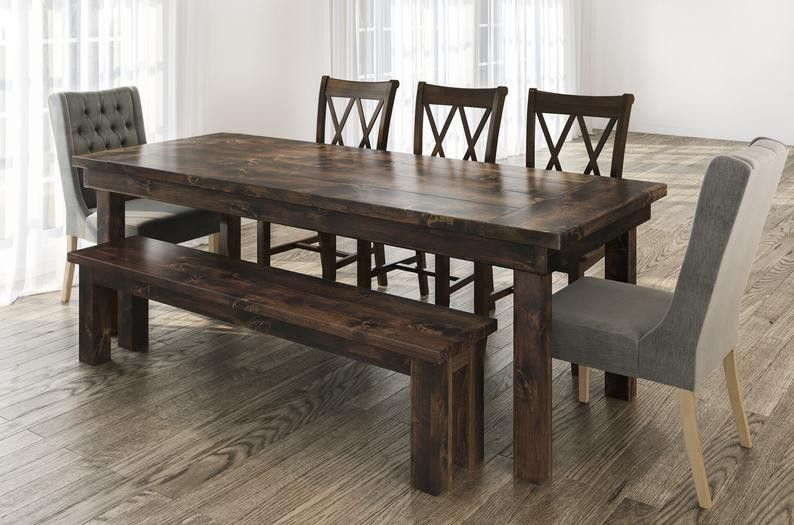 Custom Made Farmhouse Style Dining Tables.