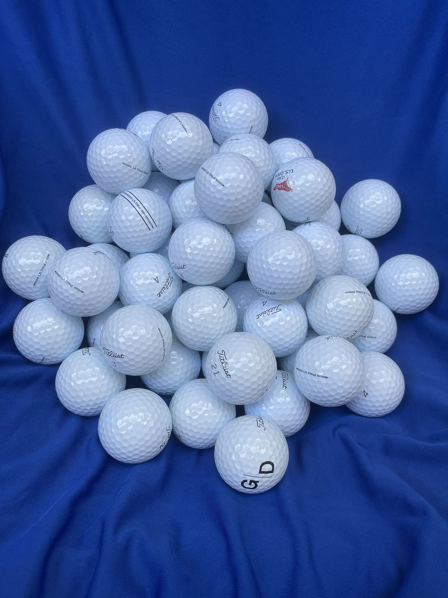 50 Golf Ball Titleist Pro V1 2024