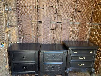 Black nightstands – each $40