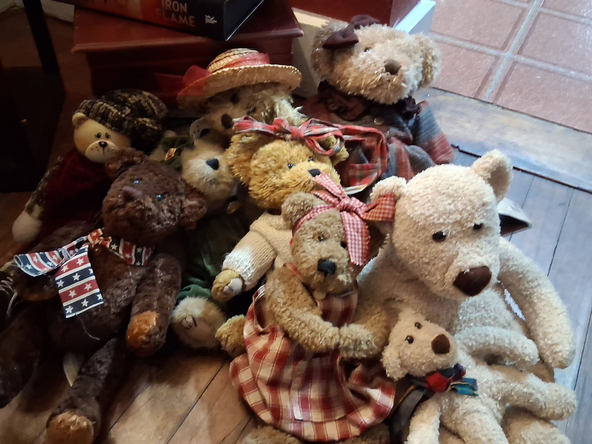 Vintage teddy bear collection