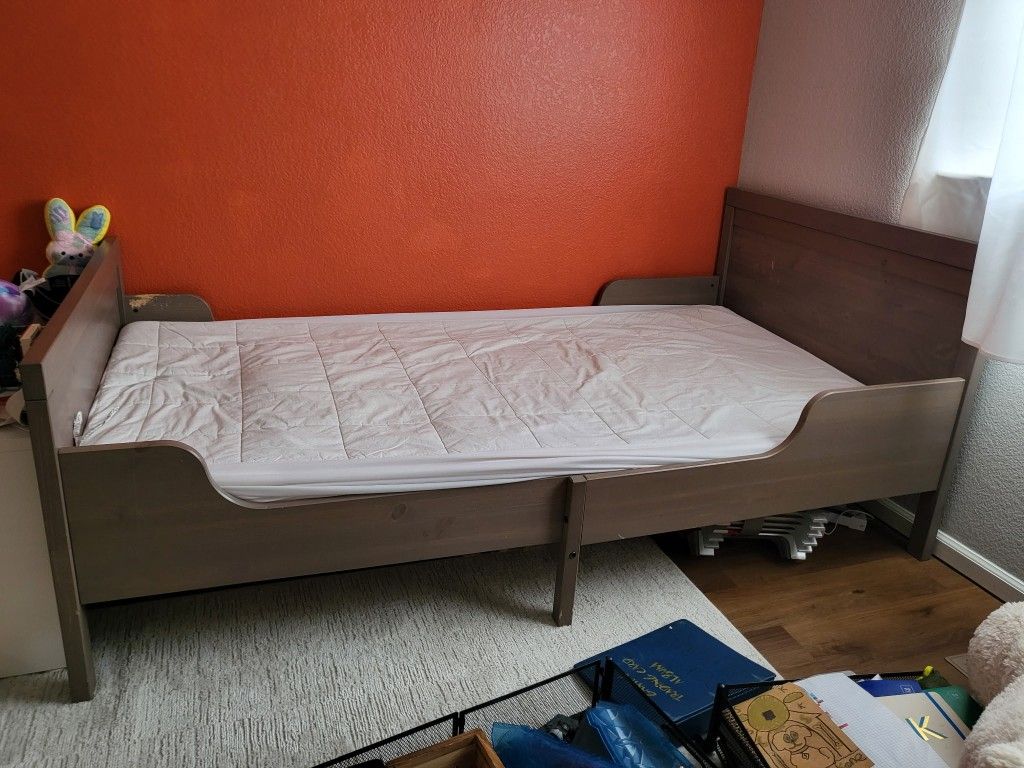 Kids IKEA Mattress And Adjustable Frame