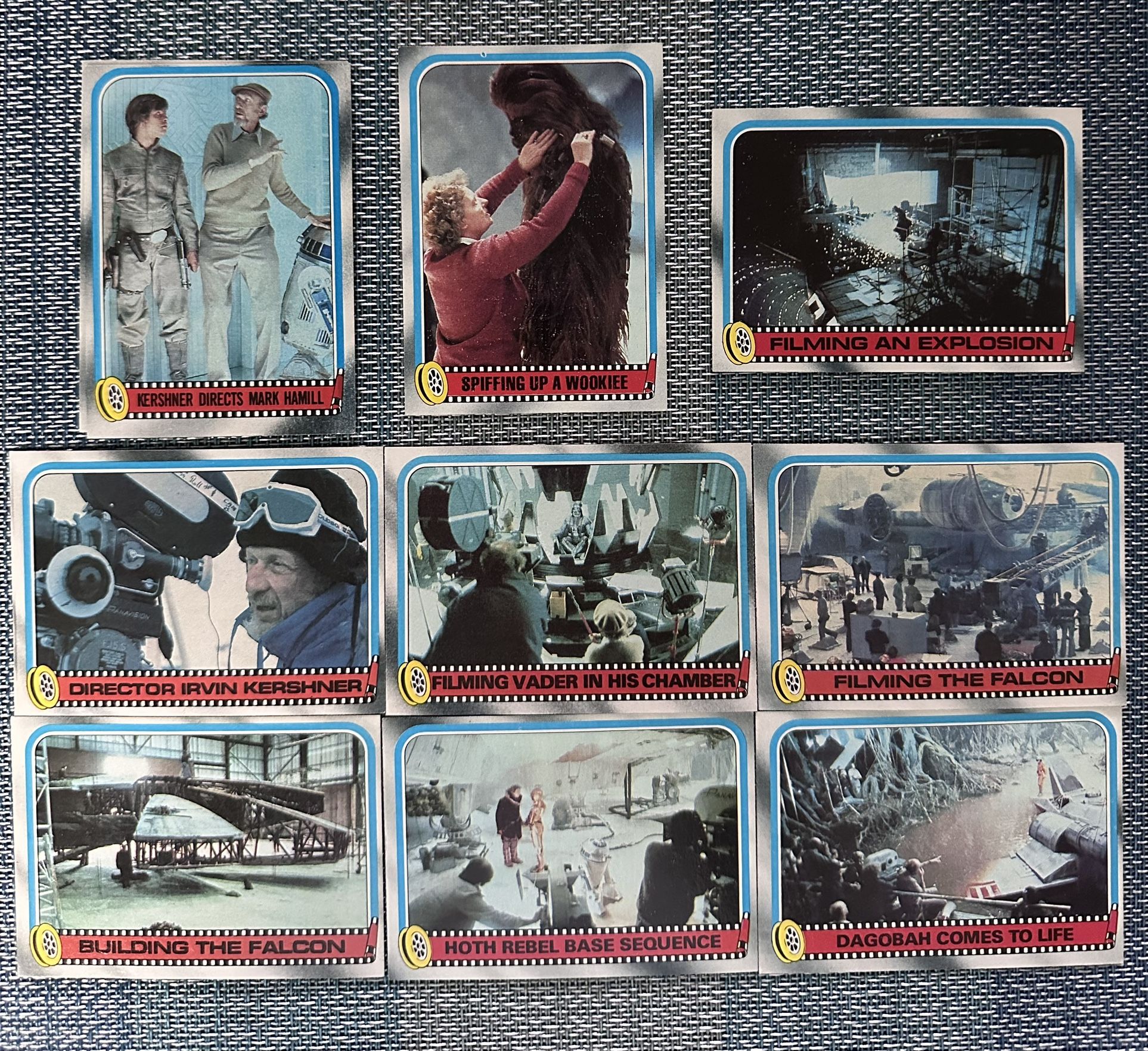 1980 Empire Strikes Back Movie Fact Trading Cards