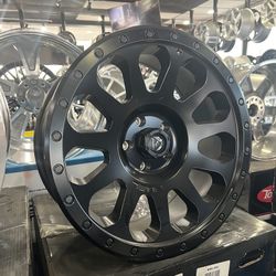 20” FUEL Vector Wheels  Brand New  20x9” Rims Size  Matte Black Finish 