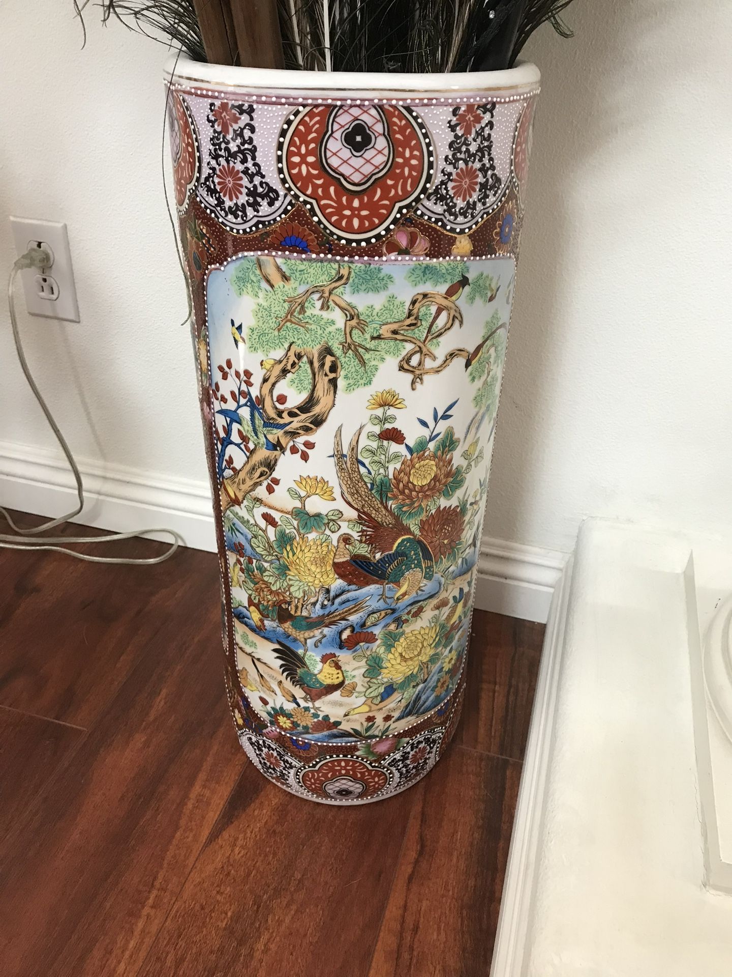 Chinese Umbrella Vase
