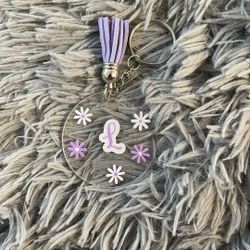 Letter L Keychain
