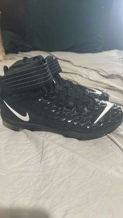Nike Force black football cleats 10.5 men’s
