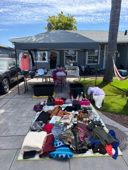 Yard sale and $2 SNOW CONES