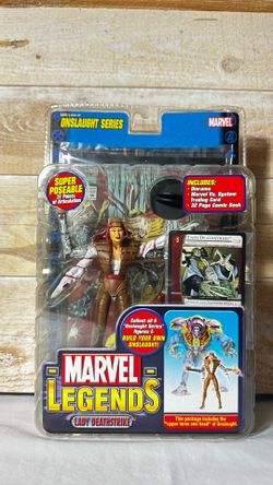 Vintage ToyBiz Marvel Legends Lady Deathstrike (Onslaught Series BAF) - Brand New
