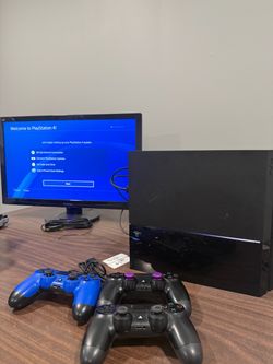 PS4 with 1TB and 3 controllers