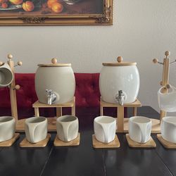 4 Cup Teapot Set With Stand 