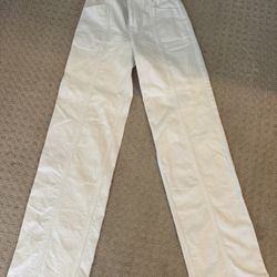 Abercrombie And Fitch White Jeans 