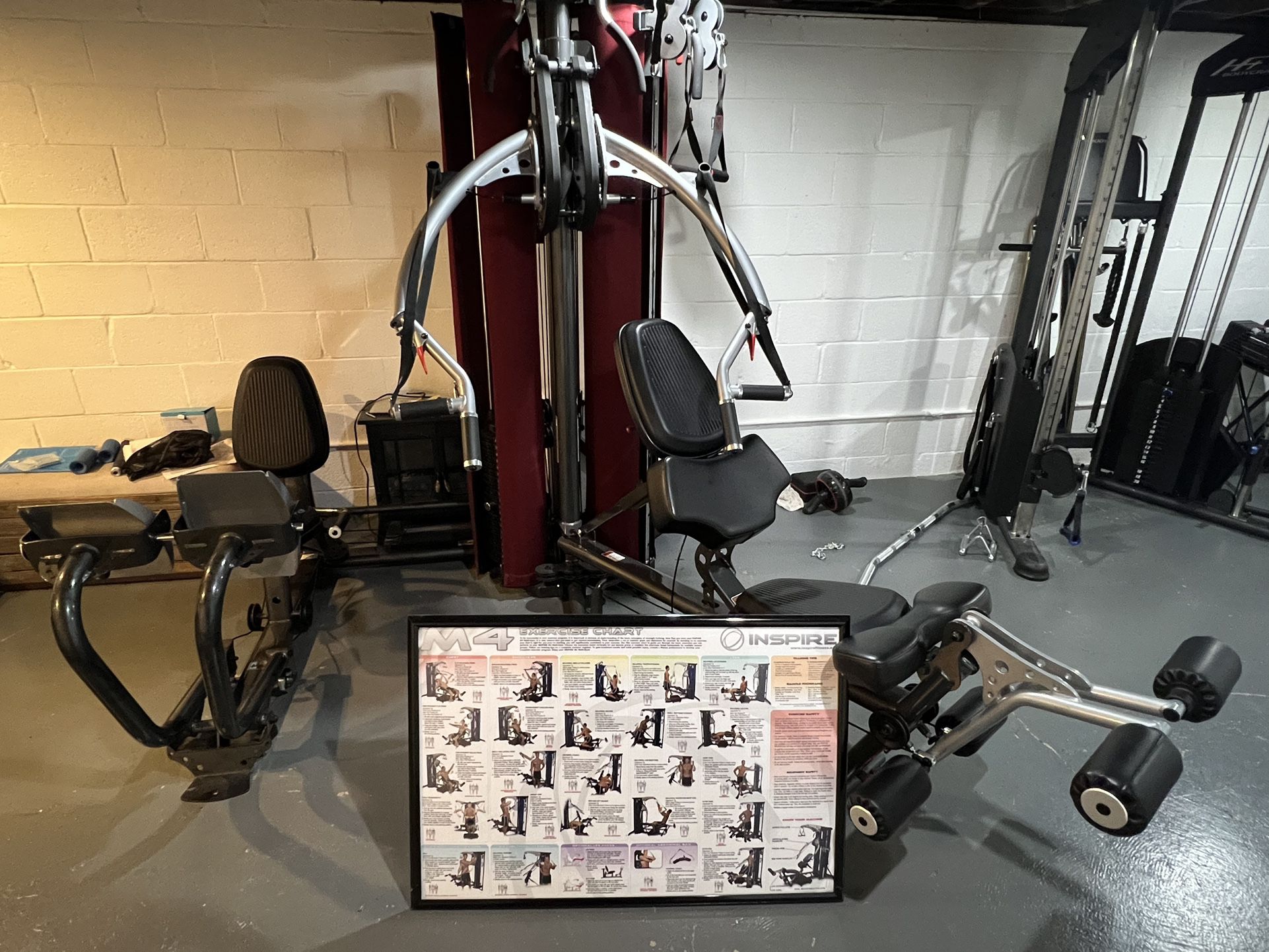 Inspire Fitness M4 With Leg Press Home Gym