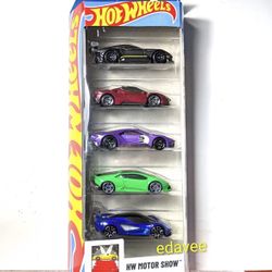 Hot Wheels 5 Pack With Ferrari