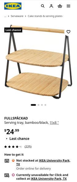 Ikea shelf / serving tray foldable