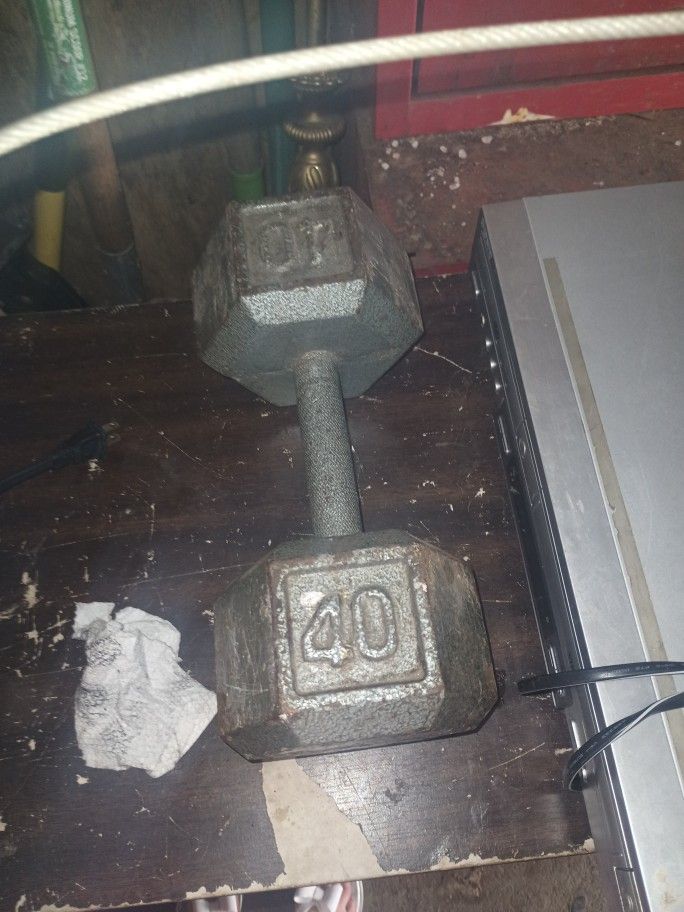 40Lbs Dumbbell 
