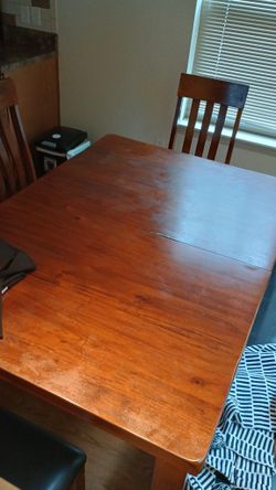 Ashley Dining Table + Chairs And Bench Set