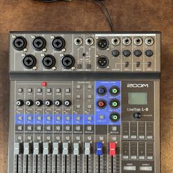 Zoom LiveTrak L‑8 Digital Mixer / Recorder – Great Condition