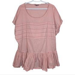 NWOT George Pink Tutu Frilled Bottom Style Shirt Top Blouse Plus