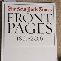 New York Times Front Pages
