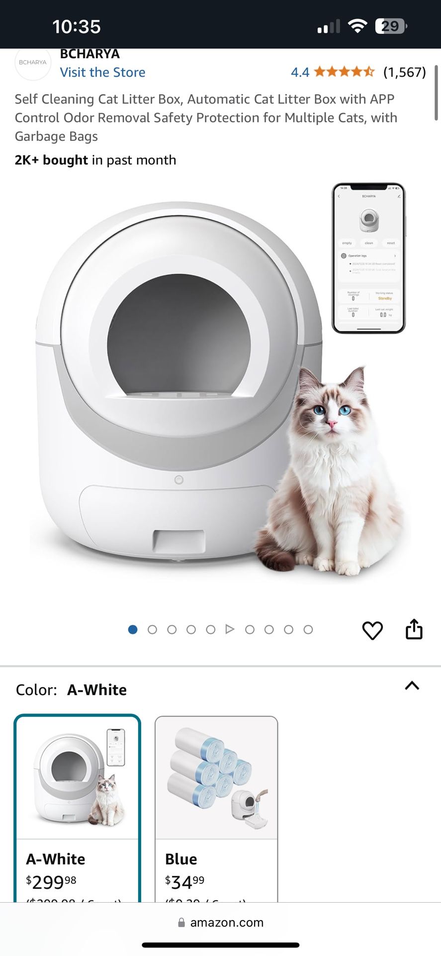 Electric kitty litter 