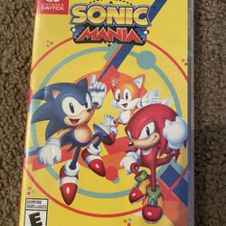 Nintendo switch game -Sonic Mania 