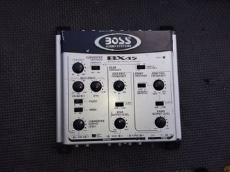 Boss audio bx 45 electronic crossover