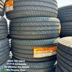 235/55/18 Arroyo Set of Tires Installed and Balanced Set de Llantas Nuevas Instaladas y Balanceadas