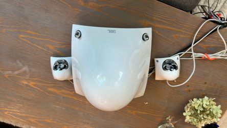 JBL White Satellite Speaker System