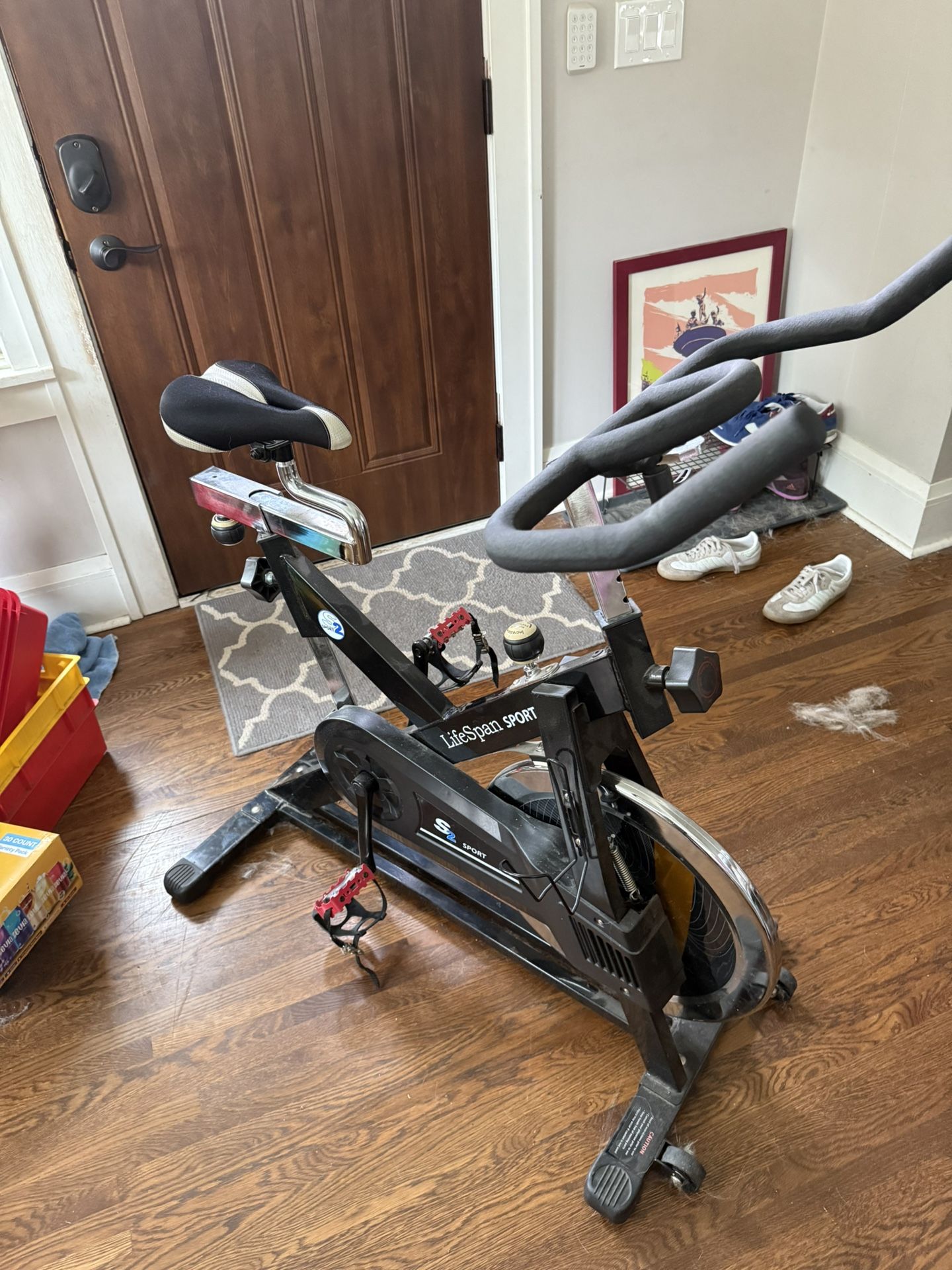 Exercise bike by Lifespan (SPORT) - Gently Used! - $150