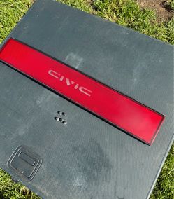 88-89 Honda Civic Hatchback OEM Rear Center Garnish Finish Panel.
