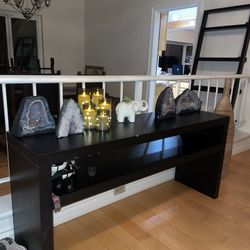 Black Slender Entrance Table 