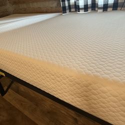 Twin Mattress & Metal Frame 