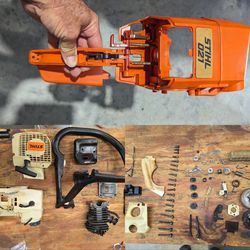 Stihl 021 Chainsaw Parts includes everything you see in the pictures 

Pick up in Deer Park Texas 77536 