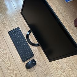 34” Monitor Keyboard And Mouse 