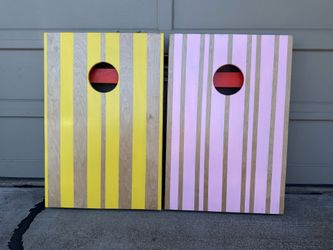 Cornhole boards.   Tailgate size