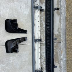 Toyota running boards and front mud flaps