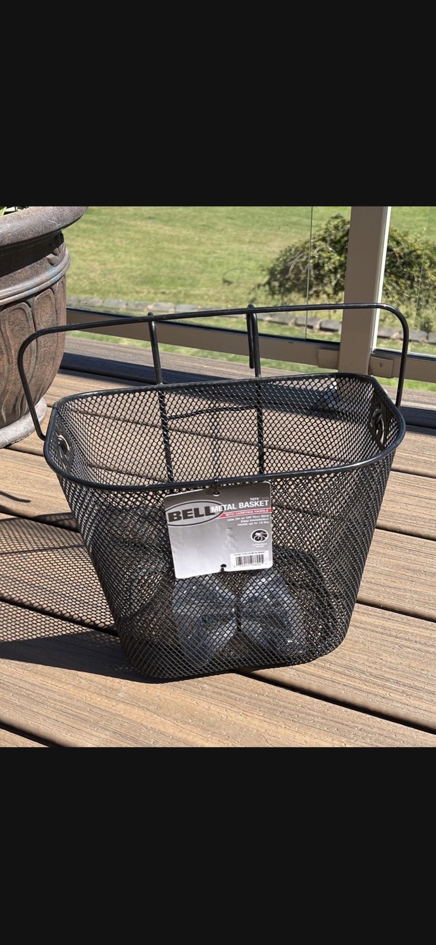New Bell Metal Bike Or Scooter Basket