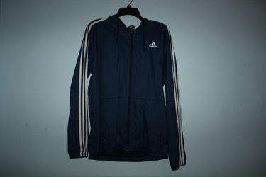 Blue Adidas Windbreaker Size Medium