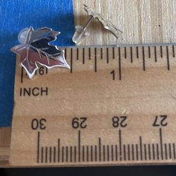 shiny silver earrings