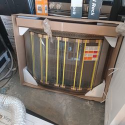 125.00 Beveled Glass Fire Screen